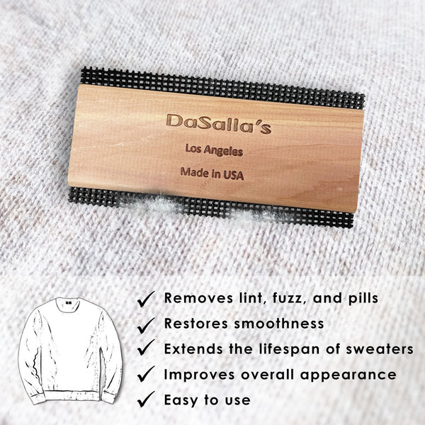 DaSalla's Sweater Comb - Pill Remover with Cedar Handle