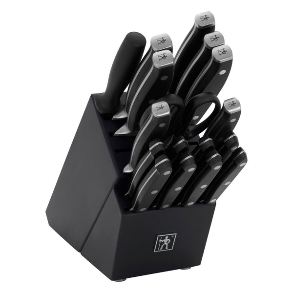 Henckels Forged Premio 18-Pc Knife Block Set - Black