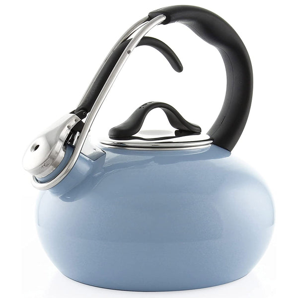 Chantal - Classic 1.8 qt. Enamel-on-Steel Tea Kettle / White