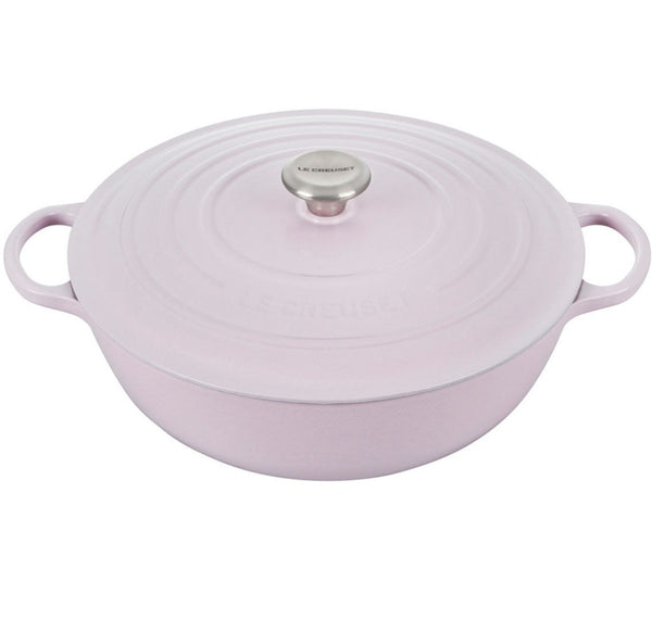 Le Creuset Signature Round Cast Iron 22cm SHELL PINK New