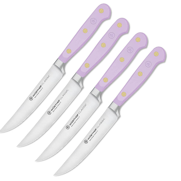 Classic Color 4-Piece Steak Knife Set (Purple Yam), WÜSTHOF