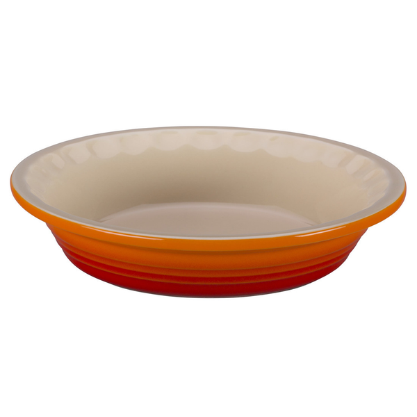 9 Heritage Pie Dish (Flame), Le Creuset