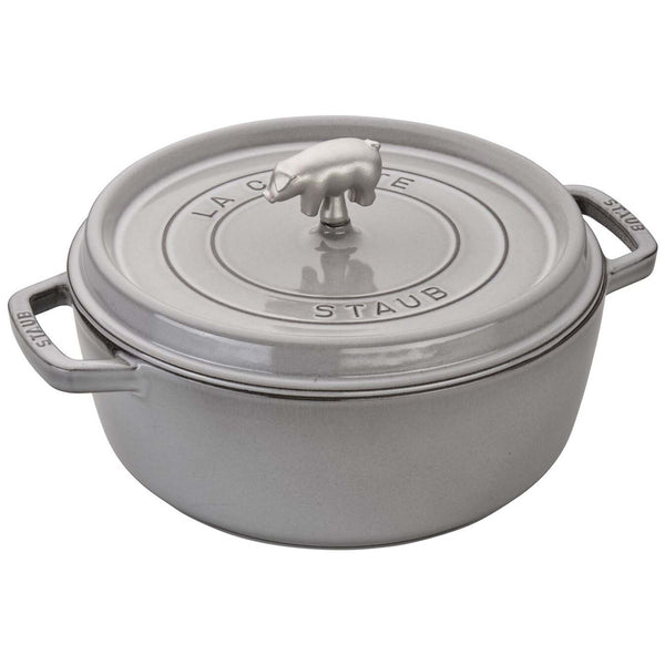 Staub Cast Iron 10 Pure Grill - Graphite Grey