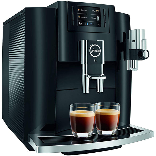 Jura - E8 Automatic Coffee Machine - Piano Black