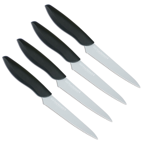 KAI Pure Komachi 2 AB5075 4pc Serrated Steak Knife Set