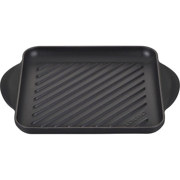 Durable 9.5 Inch Nonstick Stove Top Grill Pan Square Cast Iron