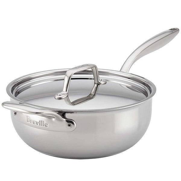 All-Clad Stainless Steel Saucier with Lid 2 Quart