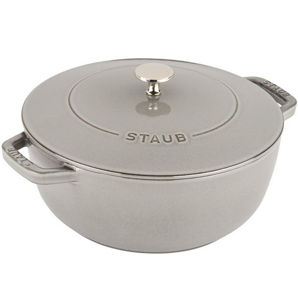 Staub Cast Iron 3.75-QT Essential French Oven - Graphite Grey