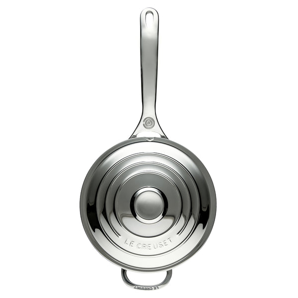 Le Creuset Classic Stainless Steel Saut Pan with Lid