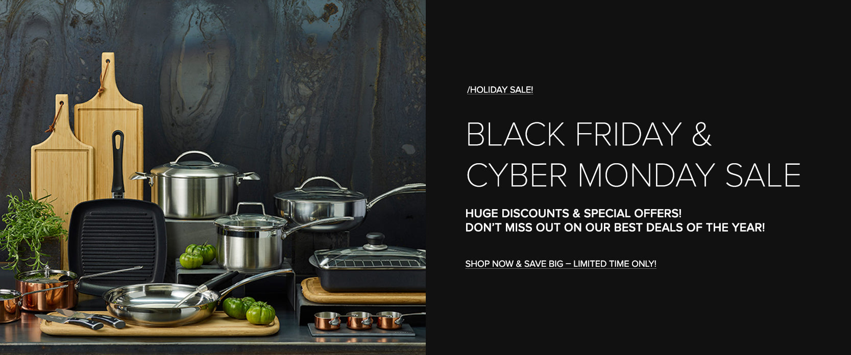 Black Friday and Cyber Monday Sale