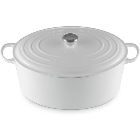 Le Creuset 15.5 qt. Signature Oval Dutch Oven - White