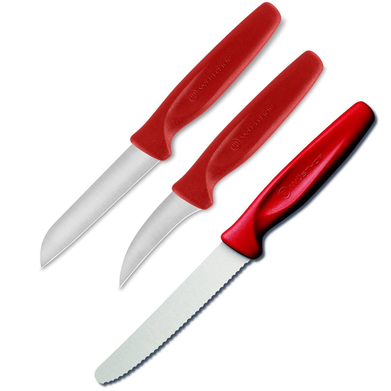 WÜSTHOF Create 3-Piece Red Paring Knife Set