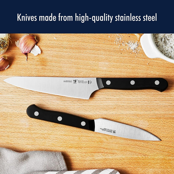 Henckels Solution 7-PC Self-Sharpening Knife Block Set