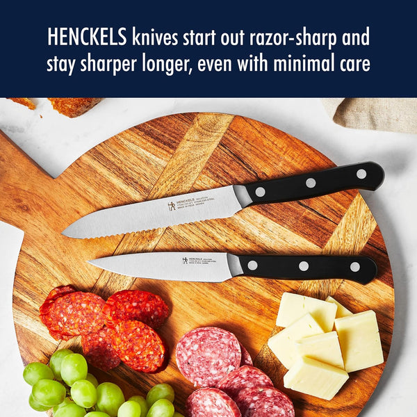 Henckels 20pc Self-Sharpening Knife Block Set, Solution Series – Premium  Home Source