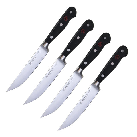 Wusthof Classic 4 pc Steak Set