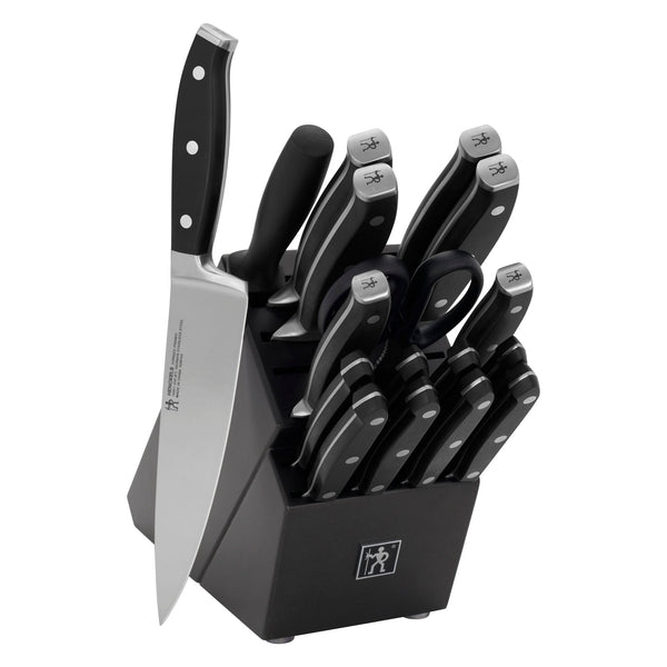 13-piece Pro Self-Sharpening Knife Block Set in Black