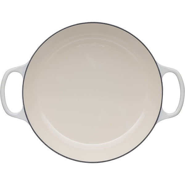 Le Creuset 5-Quart Signature Cast Iron Braiser - Meringue