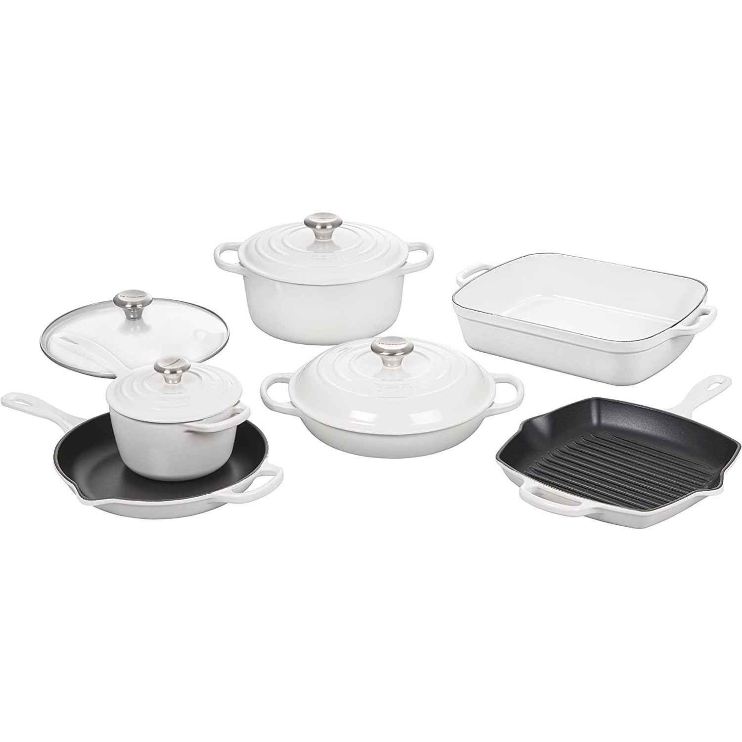 Le Creuset Signature Enameled Cast Iron 6-Piece Cookware and