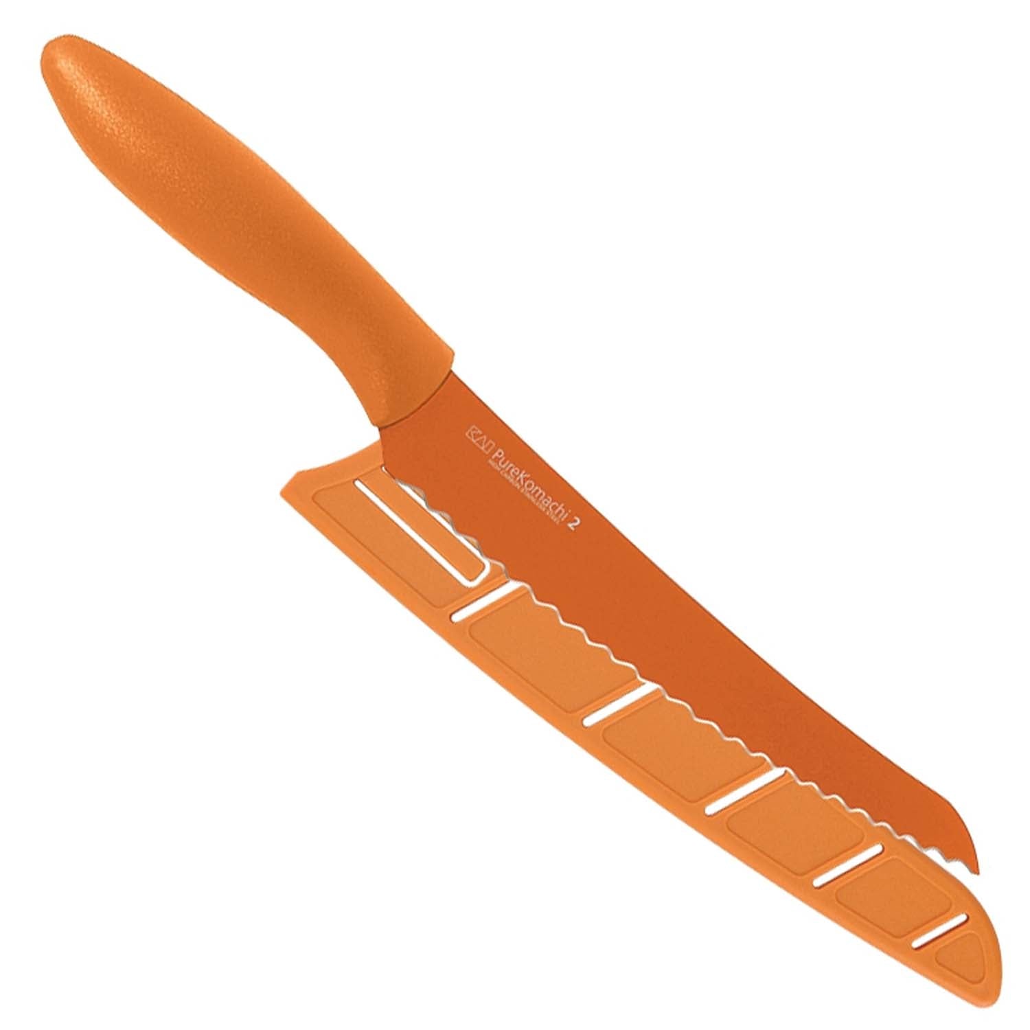 Kai Pure Komachi 2 Orange Bread Knife