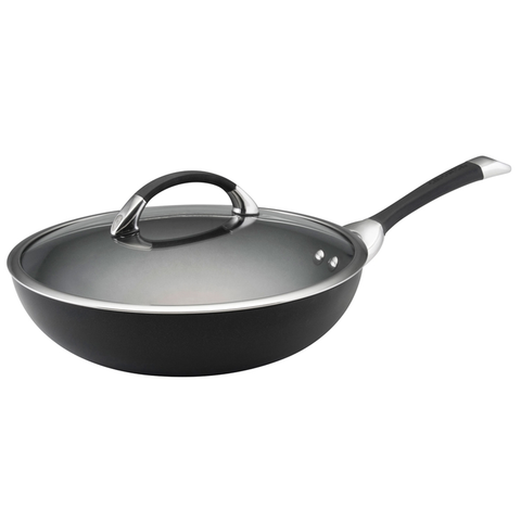 CIRCULON 12'' COVERED ESSENTIALS PAN, BLACK