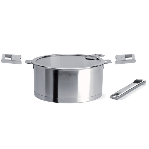 CristeCRISTEL STRATE DETACHABLEE HANDLE 1-QUART SAUCEPAN SET