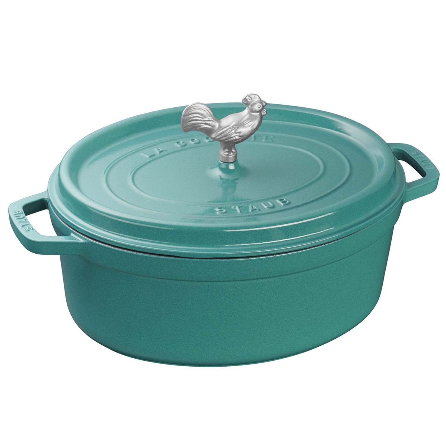 Staub 4-Qt Turquoise Round Cocotte + Reviews