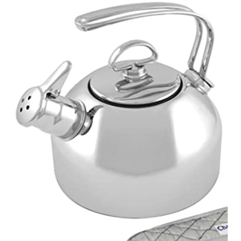 Chantal 1.8 quart Classic Teakettle - Polished Stainless Steel