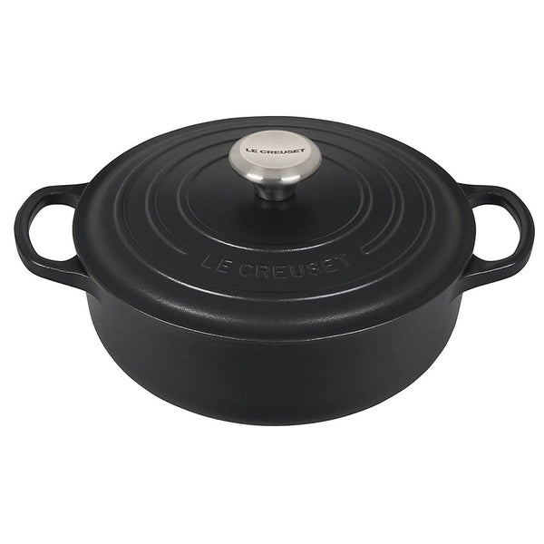 Le Creuset 3.5 qt. Signature Sauteuse - Licorice