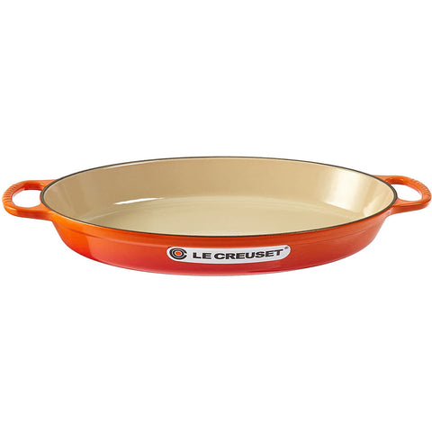 Le Creuset 3 qt. Signature Oval Baker - Flame