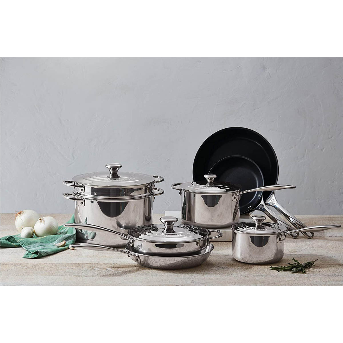 Farberware Stainless Steel Cookware 12-Piece Set