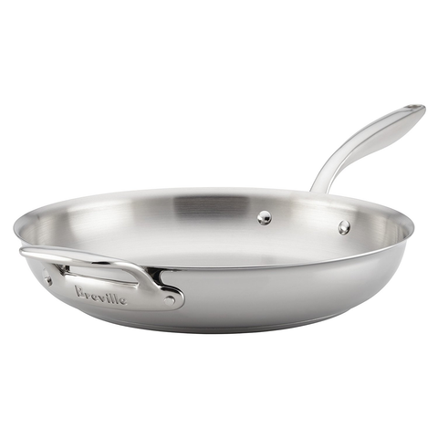 Stainless Pro 12-Inch Frypan with Lid