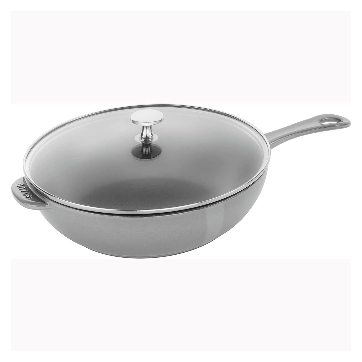Staub Cast Iron Cocotte and Fry Pan Set in Graphite Grey