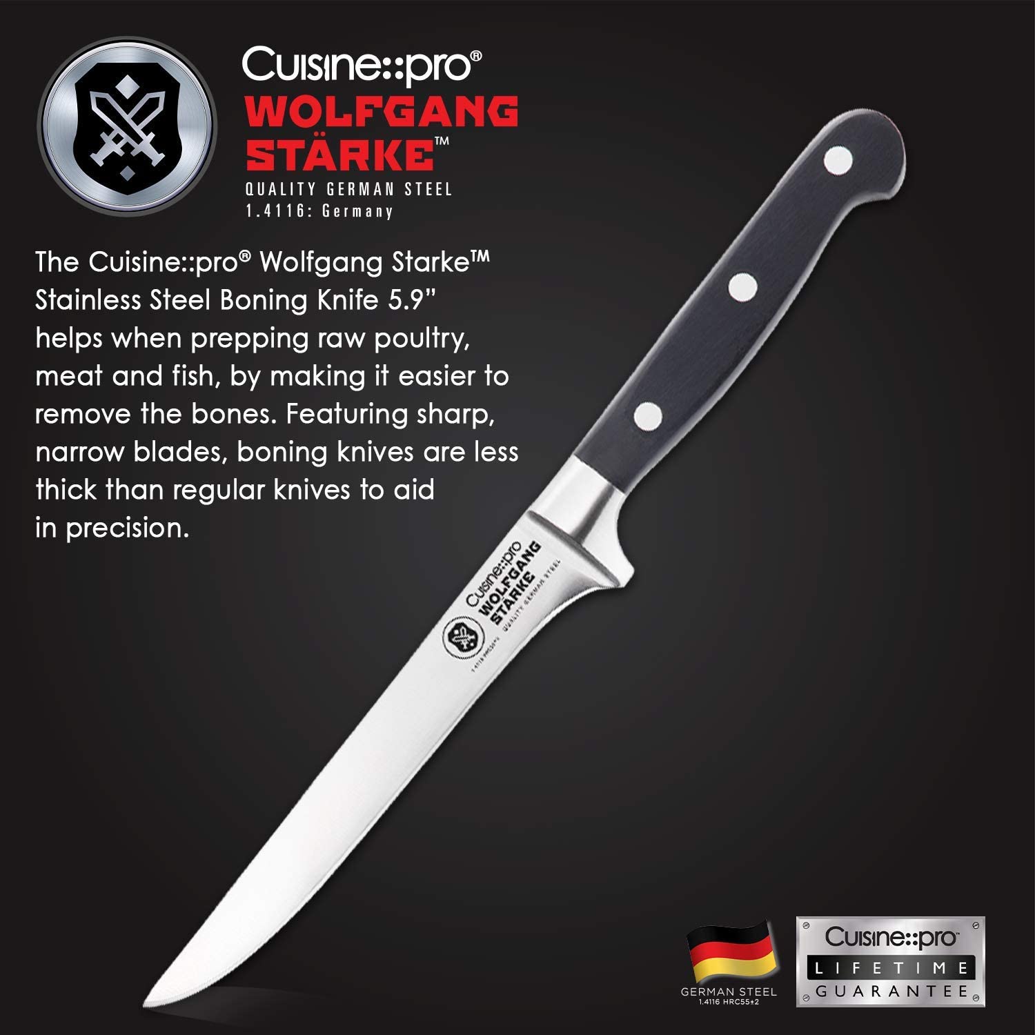Cuisine::pro® Wolfgang Starke™ Boning Knife 15cm/6 – Cuisine::pro® USA