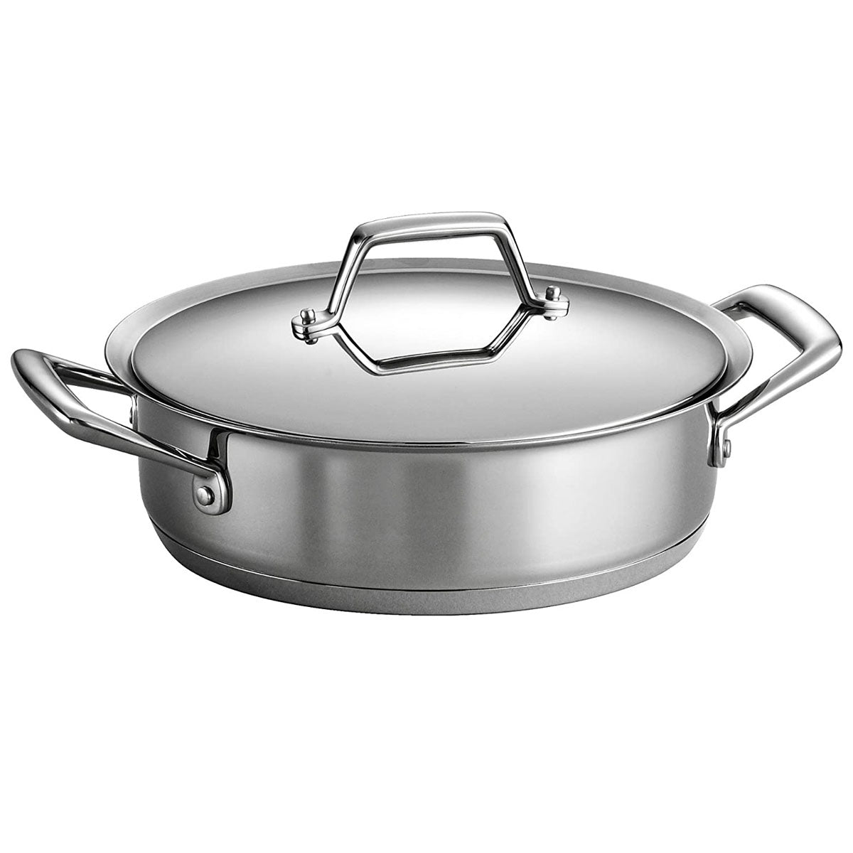 3-qt Medium Saucepan | Tri-Ply Stainless Steel | Goldilocks
