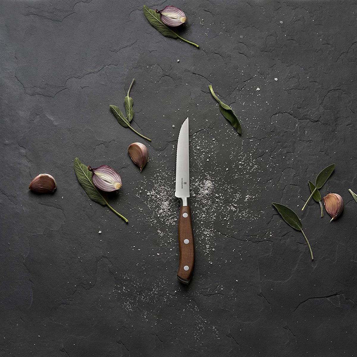 Victorinox Swiss Classic 4-Piece Spear Point Serrated Steak Knife Set 