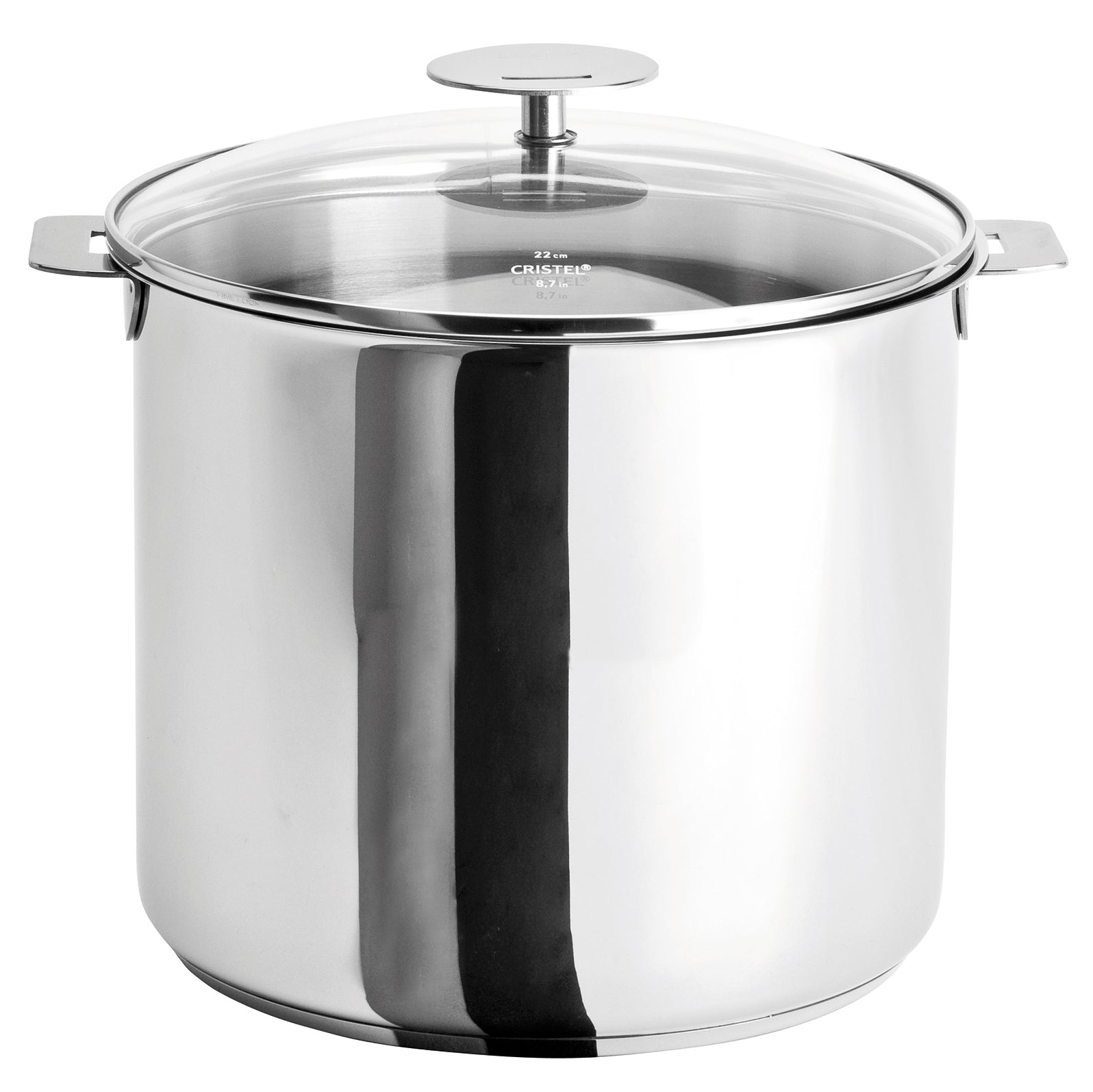 Ecolution Pure Intentions Stockpot, with Tempered Glass Lid, 8 Quarts, Stainless Steel