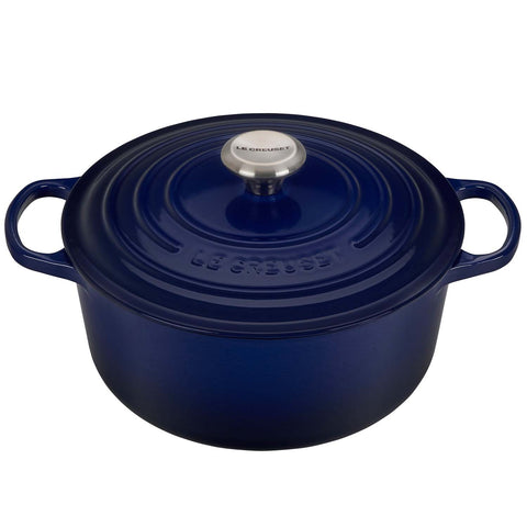 LE CREUSET 5.5-QUART ROUND DUTCH OVEN - INDIGO