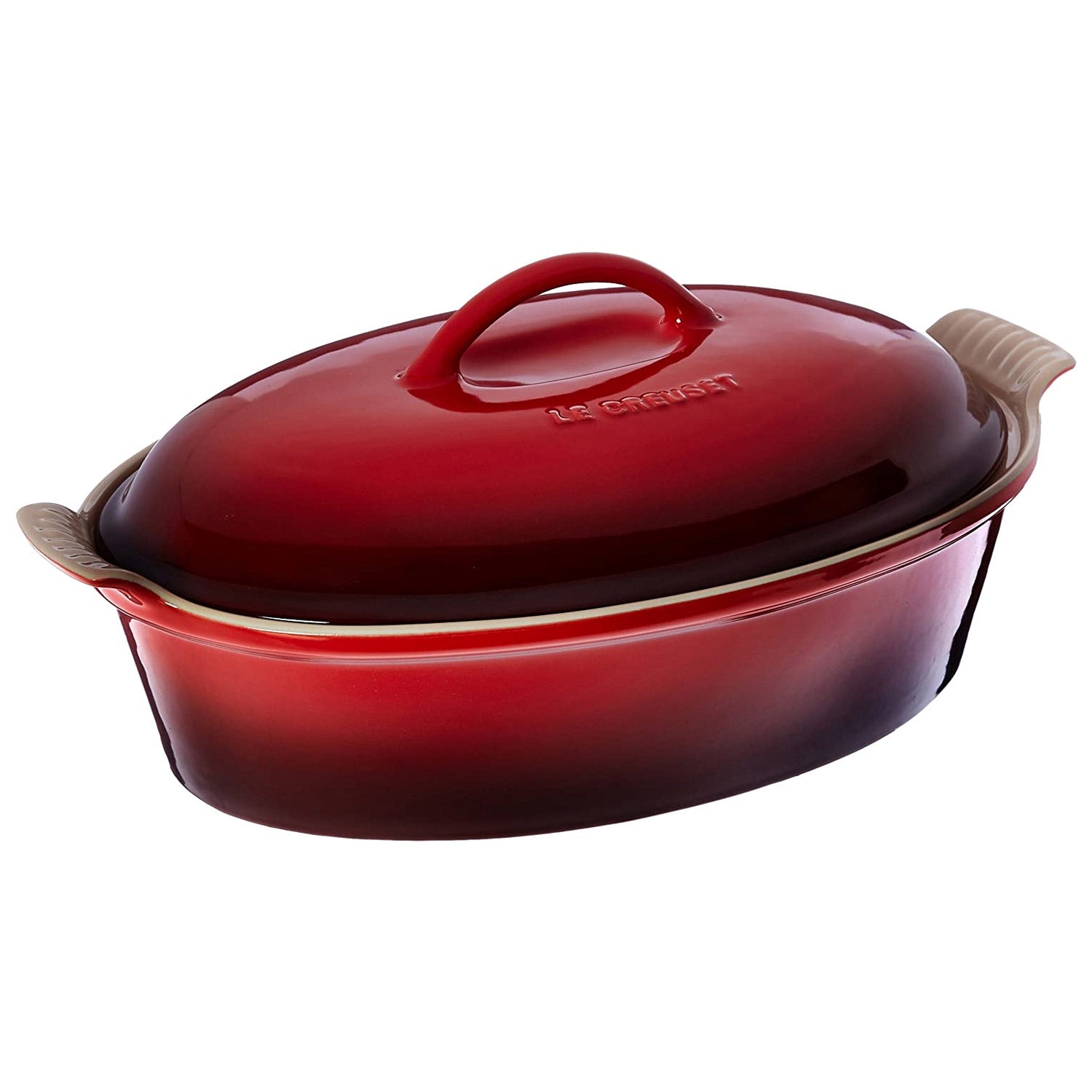 Crock Pot 2.5 Quart Red Stoneware Bake Pan